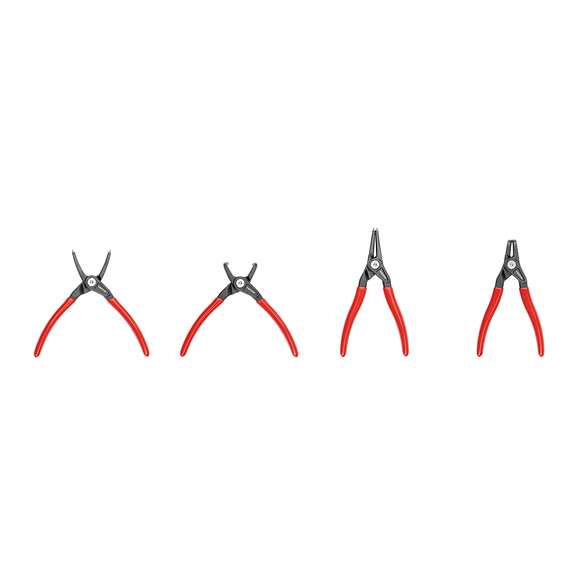 TEKTON 5 Inch Internal and External Retaining Ring Pliers Set, 4-Piece (0.037 in. Tips) | PRR90010